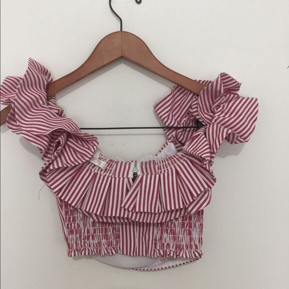 ‎Wayf Off The Shoulder ruffle top - Picture 3 of 4